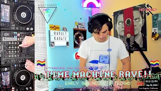 TIME MACHINE RAVE #98 - Techno, etc. - Classic House & Techno - Sep 5 DAY