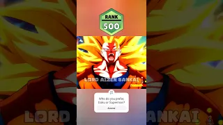 Goku vs. Superman Rank Up