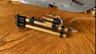 1/48 scale type VII prototype pneumatic torpedo launch mechanism demonstrated