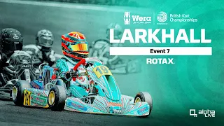 Larkhall | Rotax | Event 7 | 2023 Wera Tools British Kart Championships