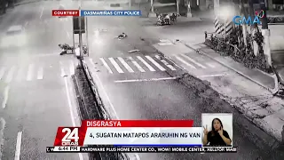 Estudyante, patay nang masagasaan ng closed van; 4 iba pa sugatan | 24 Oras