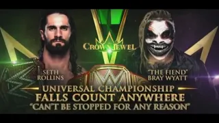 Seth rollins vs the fiend highlights crown jewel final chapter final chapter