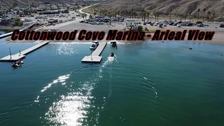 Cottonwood Cove Marina - Ariel Overview | 4K (2022) Lake Mohave AZ