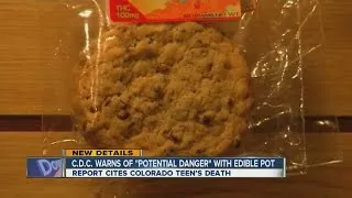 CDC warns of "potential danger" with edible marijuana