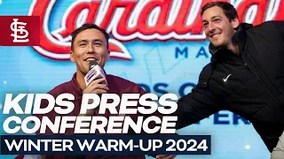 Kids Press Conference: Winter Warm-Up 2024 | St. Louis Cardinals