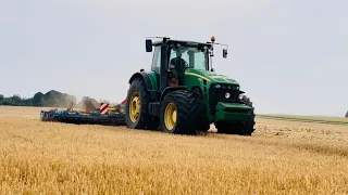 John Deere 8230 + Farmet Softer 6 | tarlóhántás [ Stubble disking ]