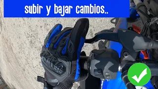 como meter los cambios correctamente en una moto