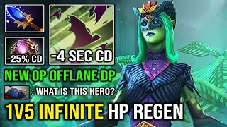 NEW OP OFFLANE HERO 1v5 Death Prophet Infinite HP Regen with Octarine Spirit Siphon Dota 2