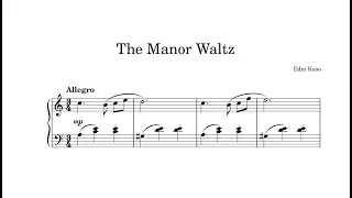 The Manor Waltz | Original Piano Composition (Sheet Music Video) - Edin Kaso