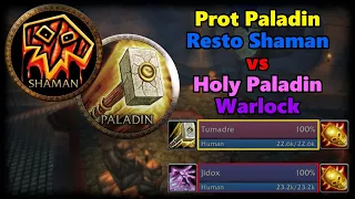 Taking Down a 3133 MMR Holy Pally Destro Lock on My Alt