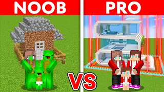 NOOB vs PRO: SECURITY HOUSE TO PROTECT MY FAMILY (MAIZEN) in Minecraft