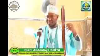 Imam Abdoulaye Koïta les comportements à adopter après le Ramadan sermon du vendredi