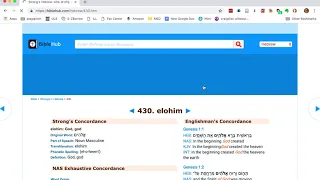 How to use an interlinear Bible translation / Strong's Concordance