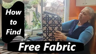 How to find free fabric. Rescue, Recycle, Reuse fabric for your sew to sell business