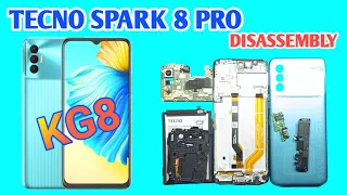 Tecno Spark 8 Pro Disassembly Teardown How To Open | Tecno KG8  Disassembly Teardown Repair