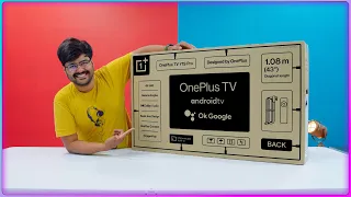 OnePlus TV Y1S Pro 43 Inch 4K TV Unboxing with Giveaway ⚡Quick Review 🔥🔥It's HOT🔥🔥