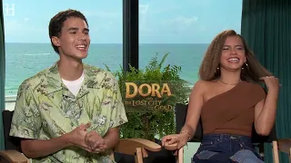 Isabela Moner and Jeff Wahlberg talk about 'Dora and the Lost City of Gold'