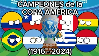 CAMPEONES de la COPA AMÉRICA (1916 - 2024)| MR. COUNTRY FOOTBALL