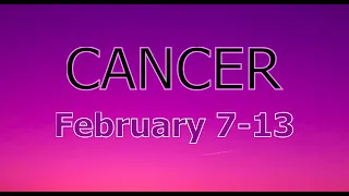 CANCER - It's A Done Deal. You're Going To Marry This Person | Feb 7-13 Tarot