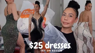 PARTY DRESSES UNDER $25 | TEMU TRY-ON REVIEW