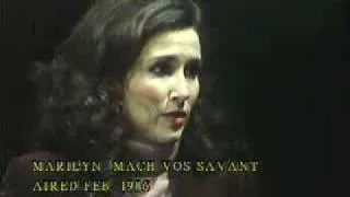 Marilyn Mach Vos Savant - Feb. 1986 Air date