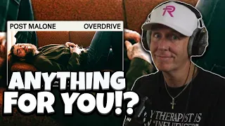 THERAPIST REACTS to Post Malone - Overdrive (Official Live Performance) | FIRST REACTION