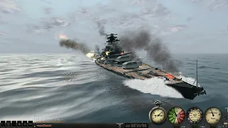 DKM Bismarck & IJN Yamato Vs A Big Task Force | WSM3.1IJN WSM/SH3