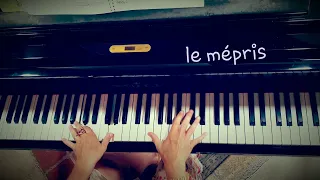 Le Mépris, Georges Delerue, hommage à Jean-Luc Godard, piano cover @MLVpiano