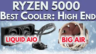 Best Ryzen 5000 Cooler - Best High End Air & Liquid Cooler for Ryzen 5600X, 5800X, 5900X, 5950X