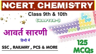 NCERT CHEMISTRY: Periodic Table || आवर्त सारणी  || Railway NTPC_Group D 2019