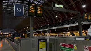 Anne announcing the 21:32 Elizabeth line service to Heathrow T5