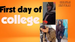 college ka phla din | gadi ka bht wait kia | prank kiya | ghauri sisters