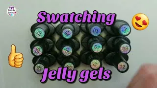 Jelly gel swatches. Cheap awesome gels