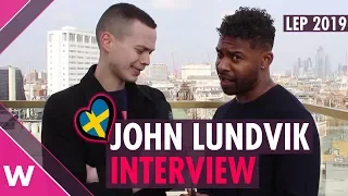 John Lundvik (Sweden) London Eurovision Party 2019 INTERVIEW