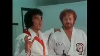 Elvis Presley demonstrates karate in  the Gladiators Project 1974