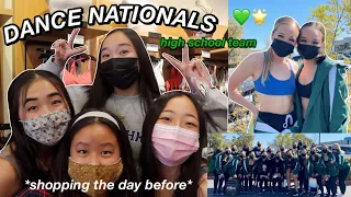 GRWM+VLOG: DANCE NATIONALS *high school team* | Nicole Laeno