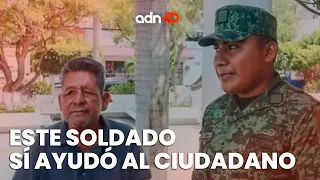 Soldado rescató a un hombre que era atacado por abejas en Acapulco