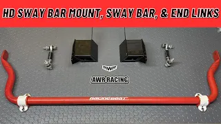 Miata: Heavy Duty Sway Bar Mounts, Sway Bars, and End Links