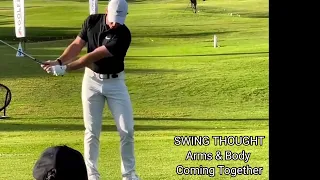 Rory McIlroy Drills at the Range |Swing Arms & Body Coming Together