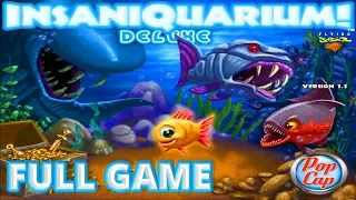 Insaniquarium Deluxe - Full Game 1080p60 HD Walkthrough - No Commentary