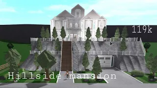 Bloxburg | Hillside Mansion | House Build