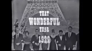 The Garry Moore Show - segment title: "That Wonderful Year" - "1929"