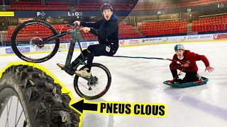 PNEUS CLOUS & LUGE dans la Patinoire !  (avec @philippecantenot )