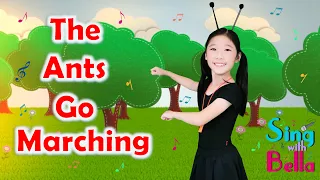 The Ants Go Marching with Lyrics and Actions | Kids Songs | By Sing with Bella