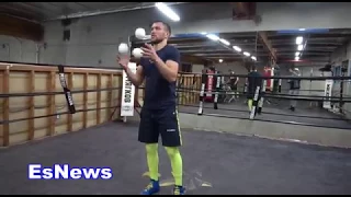 (WOW) Vasyl Lomachenko Most Difficult Drill & He Nails It! EsNews Boxing