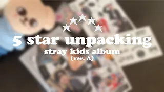 распаковка альбома stray kids ★ ★ ★ ★ ★ 5-STAR (A ver.) & новые карты!