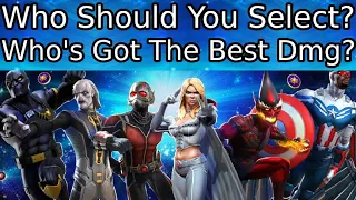 Before You Choose Your 7 Star, Watch This Video (Damage Showcase For All 6 Champs | MCOC