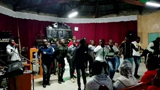 Aipca Banana Church youths performing at Kihara Church