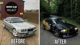 BUILDING A BMW E36 IN 10 MINUTES ( Drift Build )