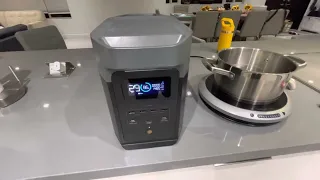 Second test with Ecoflow Delta 2 with induction cooktop